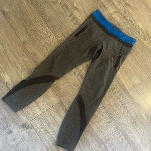 Lululemon heathered gray 7/8 leggings